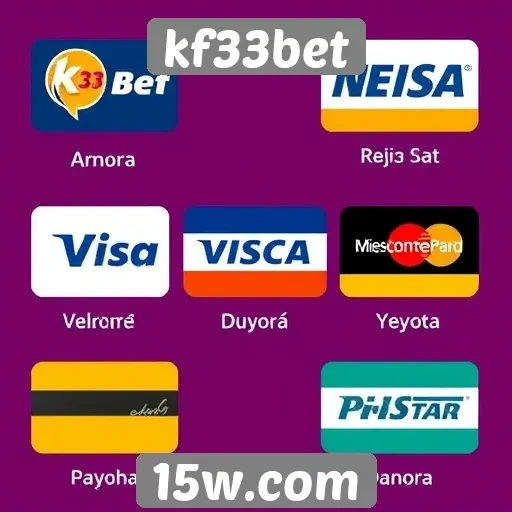 Métodos de pagamento aceitos na plataforma kf33bet