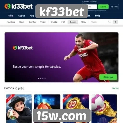 Ofertas e promoções disponíveis no kf33bet