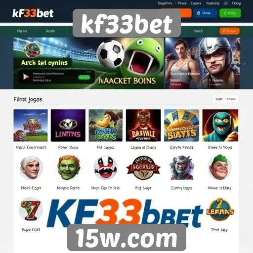 Principais jogos disponíveis no kf33bet